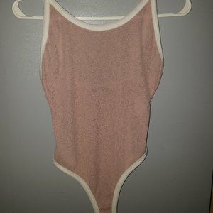 Light pink pin under bodysuit